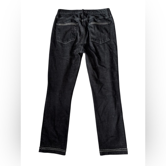 Frame Women’s Le High Straight leg Studded Black Jeans Size 29 - Picture 6 of 7